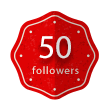 50 followers 50 followers