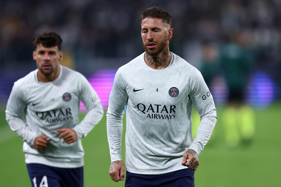 Sergio Ramos of Paris Saint-Germain