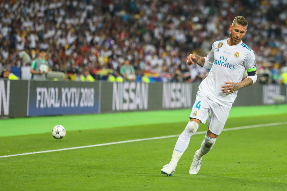 Sergio Ramos UEFA Champions League between Liverpool and Real Madrid