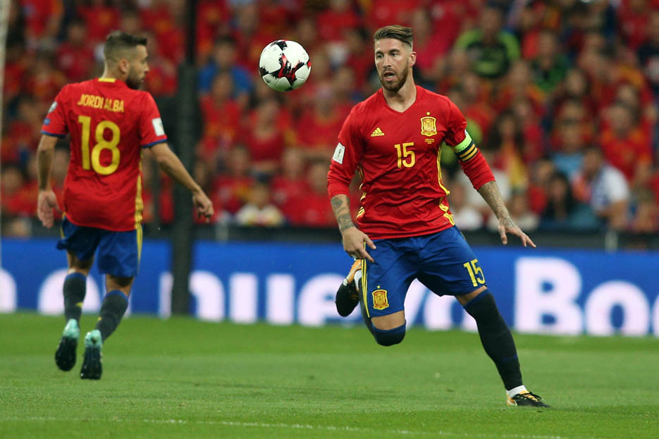 Sergio Ramos - Match between Spain vs Italy, FIFA 2018 World Cup Qualifier