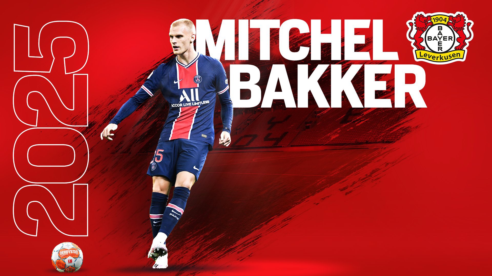 The place is open for a new member of the superteam as PSG sells its left-back: Bakker joins Bayer