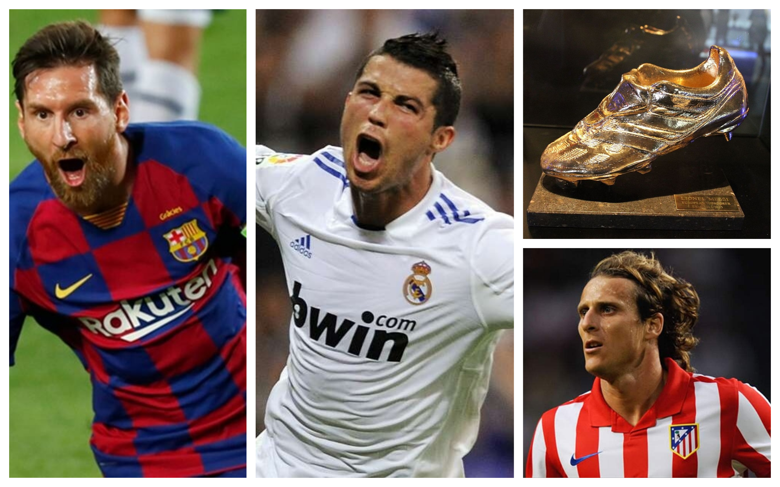 European Golden Shoe winners’ goal maps in the last 15 years