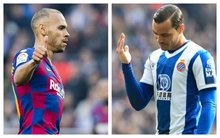 Who has a better 9, Barcelona or the second-league Espanyol?