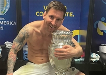 Finally, Messi for Argentina! Have you ever seen him this happy? 